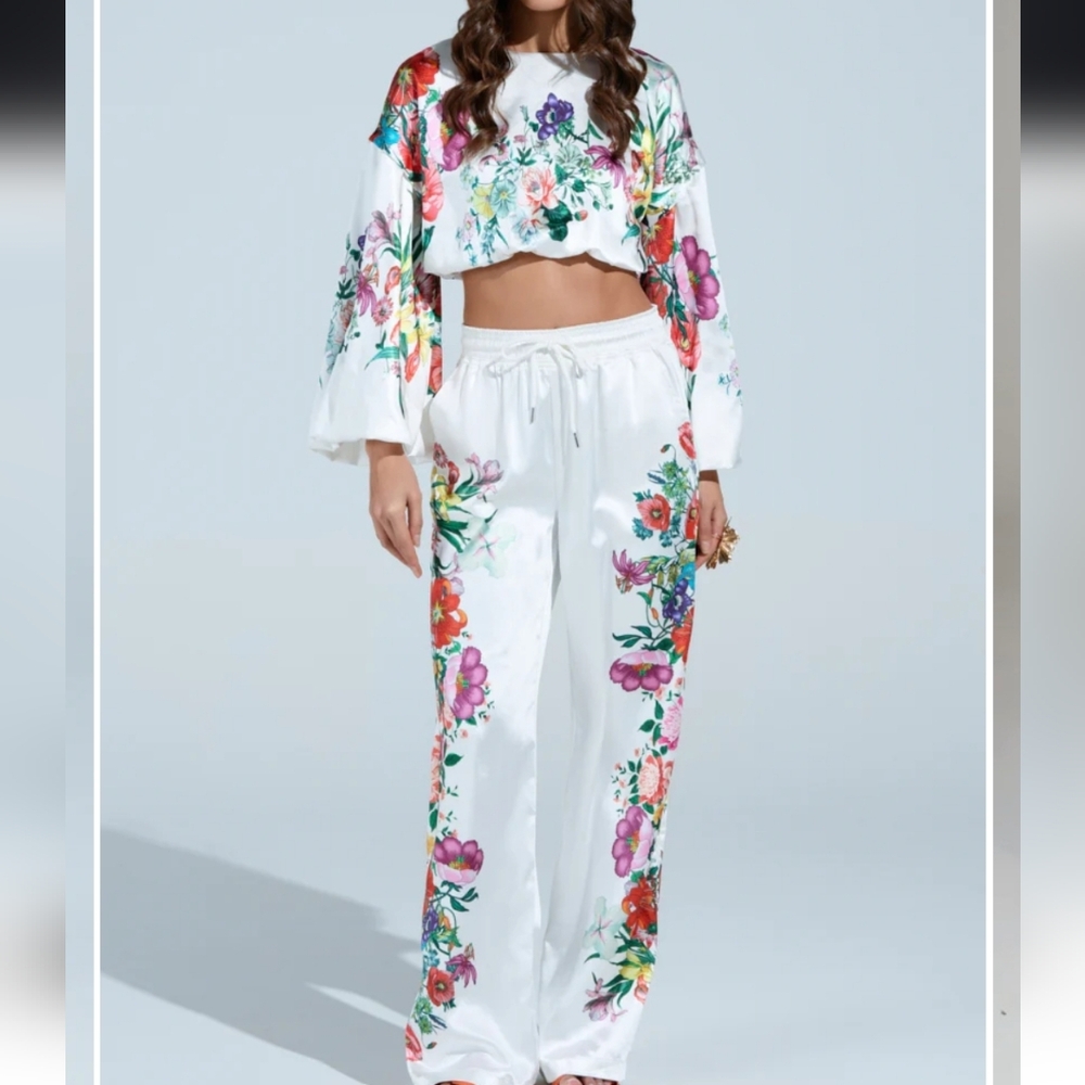 FULL BLOOM STRAIGHT LEG TROUSERS - 1x - Picture 4 of 7